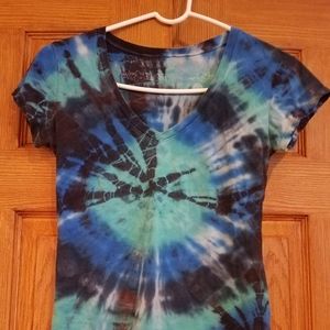 Cotton tie-dyed t-shirt